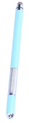Happyyami Double Stylus for Phone 2-in-1 Capacitive Disc Stylus Metal Touch Screen Pen Blue for Drawing and Playing Games, Compatible with Tablets and Phones, for Drawing Apps