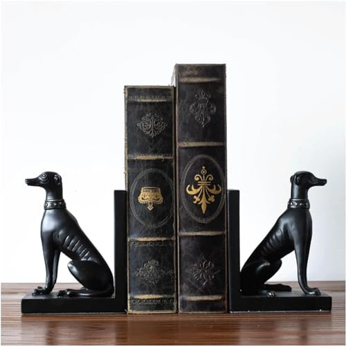 Rieort Serre-Livres Serre-Livres créatifs pour Chiens, Bouchons de Livres Robustes, Uniques et élégants, Serre-Livres Pratiques pour Toute décoration de Maison ou de Bureau Antidérapant