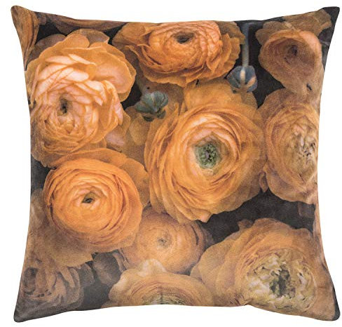 PAD - Pivot - Kissen, Kissenhülle, Zierkissen - 45 x 45 cm - Florales Motiv - Ranunkeln