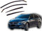 J&J Automotive | Deflettori D'Aria Antiturbo Per Tipo 5-Porte SW Wagon dal 2015, Set di 4 Pz, Nero, Antivento, Antipioggia, Fume' Oscurati