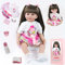 ZIYIUI Reborn Puppe 24 Zoll 60 cm realistisch Baby Reborn Mädchen Soft Silikon Vinyl Reborn Baby Doll Spielzeug Realität Mädchen Neugeborene Reborn Toddler Jungen Mädchen Spielzeug