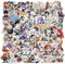 100Pcs Genshin Impact Game Aufkleber, Vinyl wasserdichte Aufkleber für Laptop, Stoßstange, Skateboard, Wasserflaschen, Computer, Telefon, Cooles für Jugendliche, Kinder, Erwachsene