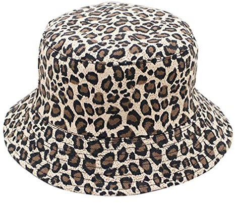 SOIMISS Unisex-Bucket-Hut Leopardenmuster Fischerhut Uv-Schutz Leicht Und Faltbar Für Outdoor-aktivitäten Strand Wandern Radfahren