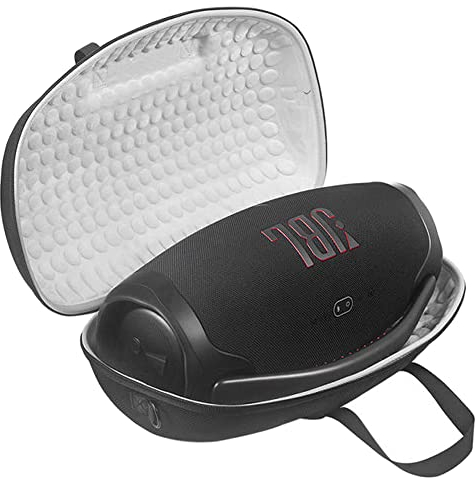 Seracle Eva Hart Fall Reise Schutz Tasche Case Etui Hülle für JBL Boombox 3/Boombox 2 Wasserdichter Bluetooth Lautsprecher (Schwarz + Grau)