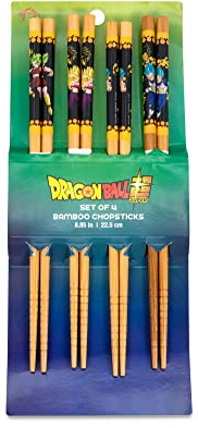 Dragon Ball Super Bamboo Chopsticks | Set of 4