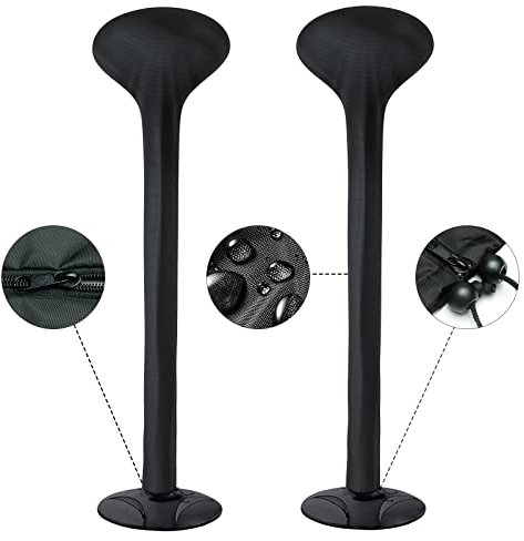 Electric Outdoor Heater Cover Waterproof, Electric Patio Garden Heater Covers 500D Windproof Anti-tear Oxford Cloth with Zipper and Adjustable Drawstring(180CM×65CM)