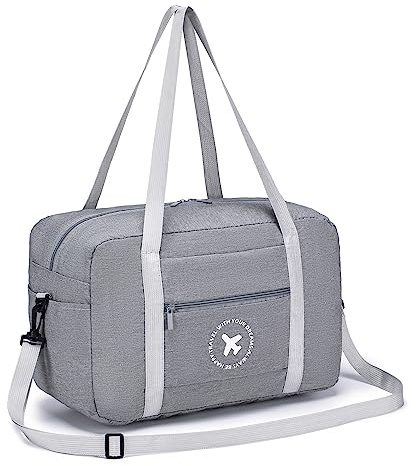 BAGZY Reisetasche Faltbare Handgepäck easyJet Wizzair Ryanair Taschen Koffer Tasche Wasserdicht Umhängetasche Reise Kabine Gepäck Reisetasche Weekender Sporttasche Handtaschen Hospital Bag