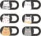 Mizi Webcam Privacy Cover Slide [6 Pack], Cute Camera Blocker Sticker, Protect Your Privacy and Security for Computer, Laptop, Tablets & Phones - Cat