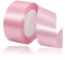 Geschenkband Rosa 40mm Breit, 23 Meters Satinband Rosa Geschenkbänder Stoff Schleifenband Dekoband zum Geschenkverpackung, Bastelarbeiten, Geburtstag und Hochzeitsdekoration