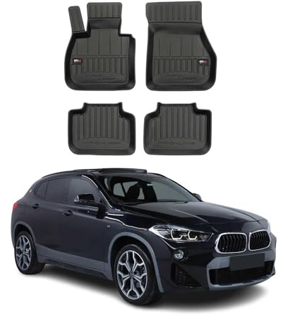 OMAC Fußmatten für BMW X2 F39 2018-2023 TPE 4X Schwarz