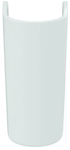 Ideal Standard I.LIFE B Cache-siphon, Semi-colonne pour Lavabo Lave-mains Salle de bain, Toilette, 26,5 x 15 x 3,5 cm, Céramique, Blanc, Percé 1Trou de Trop-Plein, T474001