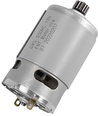 Bruafsir GRS550VC 14 Denti Motore DC 21500-29000 RPM Motore Trapano al Litio DC 18 V per Elettrica Ricaricabile Cacciavite (14 Denti)