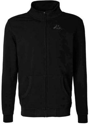 Kappa Zentil Jkt Giacca, Nero/Grigio (Black Greyish), L Uomo