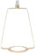OSALADI Lampenharfe Halter DIY Beleuchtung Zubehör Aufclipsen Lampenschirm Adapter Horn Rahmen Lampenschirm Halterung Für Tisch Bodenleuchte Gold