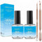 Gel Nail Polish Remover Kit, Nail Polish Remover, with Cuticle Pusher & Nail Polish Scraper, in 3-5 Minutes, Easily & Quickly Remove Acrylic Nail Polish in 3-5 Minutes, Don't Hurt Your Nails