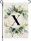 Outdoor Banner Buchstaben - Doppelseitiger Druck Dekorative Banner | Outdoor Leinen Garten Flagge Floral Vertikal für Außendekoration Keloc