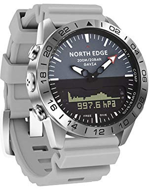 GDS GAVIA 2 Reloj inteligente para hombre, resistente al agua, 200 m, altímetro, brújula, buceo, cuarzo, reloj deportivo (E)
