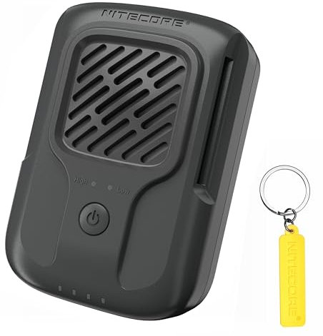 NITECORE EMR40 Répulsif électronique portable contre les moustiques comprend 18 heures de recharges de tapis anti-moustiques, batterie intégrée 7800 mAh, étiquette NITECORE