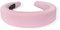 Bottega della Principessa-Cerchietto Bombato per Capelli Donna-Cerchietto Donna Elegante rivestito in Lycra opaca (Rosa)