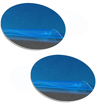 NEZIH 2Pcs 1060 Hoja de Aluminio Placa Delgada Placa de Bricolaje Diámetro de 120 Mm/Thickness 6Mm