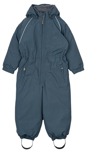 Mikk-line Schneeanzug Kinder, Winter Overall für Mädchen und Jungen | Wasserdicht 20.000 mm, atmungsaktiv 5.000 g/m², winddicht, getapte Nähte, Silikon-Fußstege, abnehmbare Kapuze, OEKO-TEX