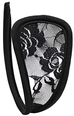 BOGEEL Intimo Donna Floreale Pizzo C-String Invisibile Tinta Unita Cava Spandex Acrilico