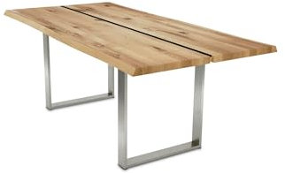 58 aufm Kessel Esstisch Dannie 5 220x74x100 Esszimmertisch Massivholz Wildeiche