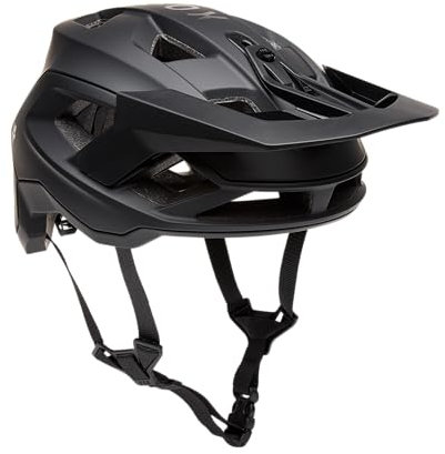 Fox Racing Speedframe Helmet Solid, CE – MTB Fahrradhelm – MIPS Schutz – verstellbares Visier – optimierte Belüftung – herausnehmbares Innenfutter – verstellbare Passform – Black, Größe: S