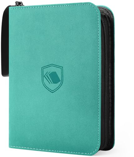 440 Pockets Trading Card Binder, PU Cover Zipper Card Collection Album | 3-Ring Card Folder Holder for MTG, TCG, Game Cards, Sports Cards