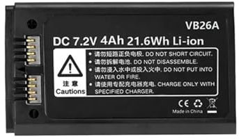 Battery Round Head Photography Light Replacement Battery Flash 7.2V 4000mAh, For VB26, VB26A, V1S, V/S, V1N, V1F, V1O, V1P, Eddie Ion(3 Pcs)