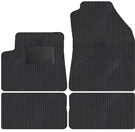 moto-MOLTICO Eva Fußmatten Auto | Automatten passend für Citroen e-C3 2024- (Elektrisch) (mit Verstärkung) - rutschfeste und Wasserfeste Autoteppiche
