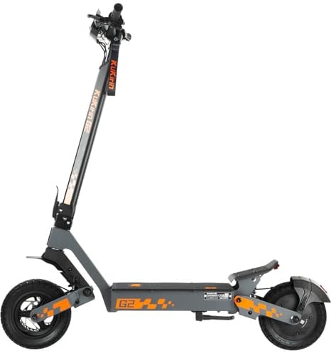 KUKIRIN G2 Trottinette Électrique Adulte, Batterie 48V 15,6Ah, Jusqu’à 55 km, Pneus Tubeless 10 Pouces, Double Suspension, Double Frein à Disque, Écran Couleur Tactile, Pliable