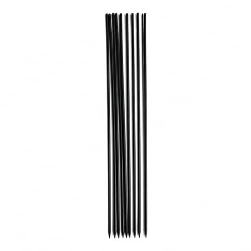 SZLIFE Tutori per Piante in Bambù Nero, Orto e Supporto per Piante Rampicanti, 1 pezzo, 60X0.55CM