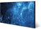 banjado Magnettafel schwarz 78 x 37cm / Magnetwand Metall/Magnetpinnwand als Memoboard/Pinnwand Magnettafel Küche, Büro, Kinderzimmer inkl. 4 Magnete & Montageset - Motiv Universum