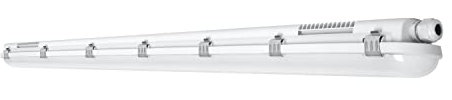 LEDVANCE Feuchtraumleuchte LED: für Decke/Wand, DAMP PROOF VALUE, 50 W, 220…240 V, Ausstrahlungswinkel: 115, Cool White, 4000 K, Gehäusematerial: Polycarbonat (PC), IP65, 1-er-Pack