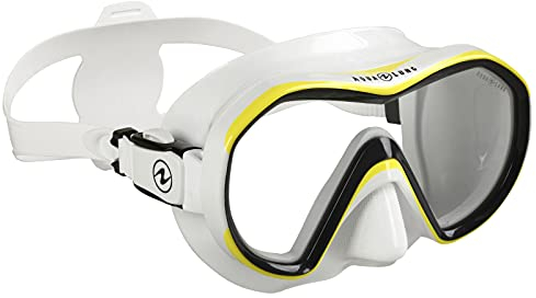 Aqua Lung Reveal X1 - Einglas Tauchmaske, Farbe:Weiss/gelb