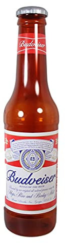 Large Stylish Money Bottles Moneyboxes Box Coins Notes Tin Plastic Piggy Money Bank Saving Bottle 2FT TALL (Budveiser)