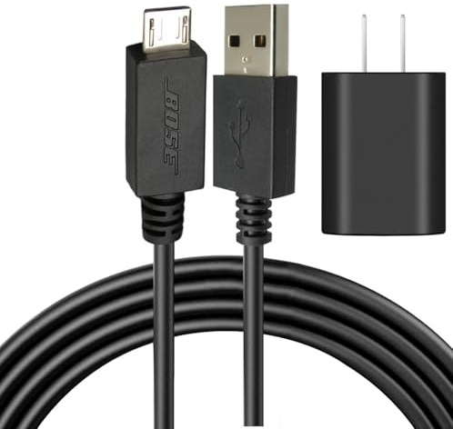 Cable de carga de repuesto para Bose SoundLink Color I, II, III, SoundLink Mini 2 II/Revolve Plus, compatible con Bose SoundLink Revolve, QuietComfort 35 II Bluetooth altavoz cable de alimentación de