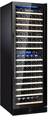 GGM Gastro | WKM450S-2N | Weinkühlschrank - 2 Klimazonen - 450 Liter - max. 160 Flaschen