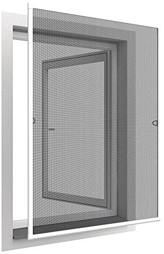 Easy Life Moustiquaire Cadre Aluminium sans perçage 120 x 140 cm Basic Plus