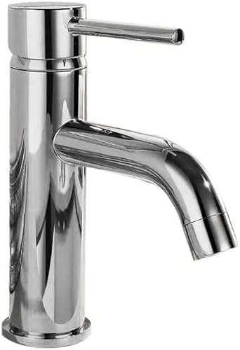 VBChome Waschbecken Armatur Chrom Bad Wasserhahn Waschtisch Badarmatur Waschbeckenamatur Waschtischmischer Waschtischarmatur Modern Elegant Hohe Qualität