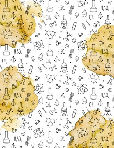 organic chemistry notebook: hexagonal grid