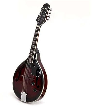Mandoline pour Débutants Mandoline Électro-acoustique À 8 Cordes Très Brillante Table En Sapelli Touche En Palissandre Manche En Érable