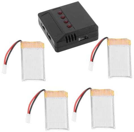Abaodam 8 Pièces 800 Mah Lipo Batterie 37 V Lipo Batterie X5C Lipo Batterie X5C Chargeur X55 Jouet Batterie Au Lithium