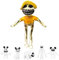 Atuoxing Zoo-nomaly Plush, Horror Spiel Z-oon-omaly Plüsch Puppe, Zoo Anomaly Stuffed Doll, Geschenk für Jungen Mädchen Fans (B)