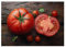 WQBQKKX KüChenbilder Modern Gemüse Leinwand Bilder zur Dekoration,Rot, Grün Bild Schlafzimmer Home Deko Wohnung Wall Decor Kunstdruck-50x70cm Ungerahmt