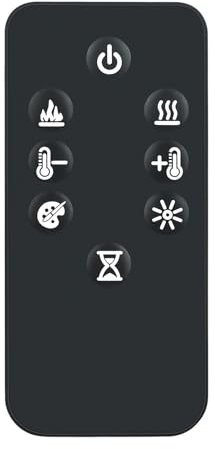 Beyution Replacement Remote Control fit for Dimplex Electric Fireplace 6909610100 BLF3451 6909590100 BLF5051 BLF7452 DWF3651B BLF5051-INT BLF3451-INT BLF7451-INT 6700520200RP BLF7451-AU BLF7451