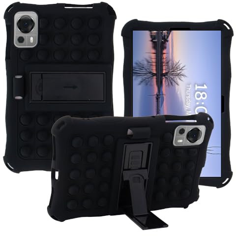 ALLDOCUBE iPlay 60 Mini Pro/Turbo/50 Mini/Pro 8.4 Pulgadas Tablet, Carcasa de Silicona a Prueba de Golpes Con Función de Soporte (Negro)