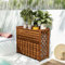 MDXVRKYBC Cache Climatiseur Exterieur en Bois Massif Protection Climatiseur Exterieur Housse Sunproof Et Waterproof, Cadre Décoratif pour Un Espace Extérieur Élégant(85x35x75cm)