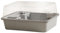 Sharplace Großer Hamsterkäfig, Übungsspielhaus, transparente Belüftung, Kleintierkäfig, Hamstergehege für Meerschweinchen, Rennmäuse, Grau
